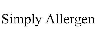 SIMPLY ALLERGEN trademark