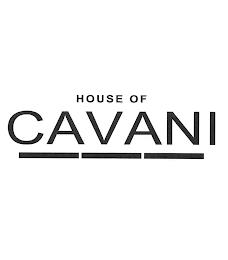 HOUSE OF CAVANI trademark