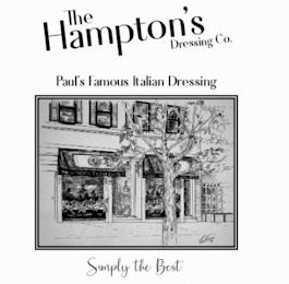 THE HAMPTON'S DRESSING CO. PAUL'S FAMOUS ITALIAN DRESSING SIMPLY THE BEST trademark