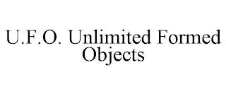 U.F.O. UNLIMITED FORMED OBJECTS trademark