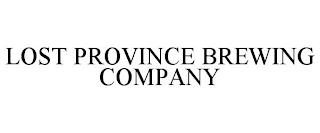 LOST PROVINCE BREWING COMPANY trademark