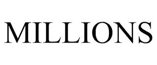 MILLIONS trademark