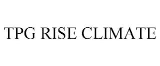 TPG RISE CLIMATE trademark