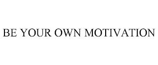 BE YOUR OWN MOTIVATION trademark