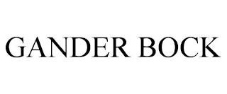 GANDER BOCK trademark