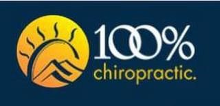 100% CHIROPRACTIC. trademark