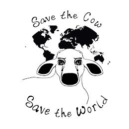 SAVE THE COW SAVE THE WORLD trademark