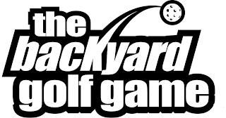 THE BACKYARD GOLF GAME trademark