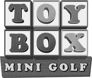 TOY BOX MINI GOLF trademark