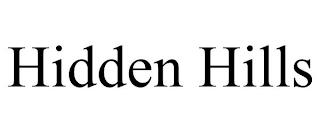 HIDDEN HILLS trademark