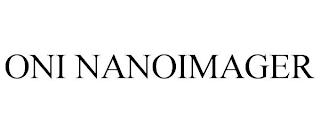 ONI NANOIMAGER trademark