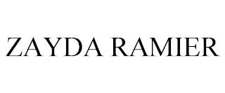 ZAYDA RAMIER trademark