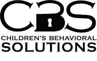 CBS CHILDREN'S BEHAVIORAL SOLUTIONS trademark