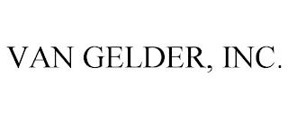 VAN GELDER, INC. trademark