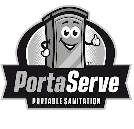 PORTASERVE PORTABLE SANITATION trademark