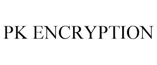 PK ENCRYPTION trademark