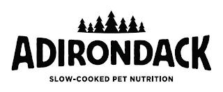 ADIRONDACK SLOW-COOKED PET NUTRITION trademark