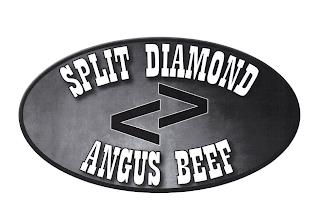 SPLIT DIAMOND ANGUS BEEF trademark