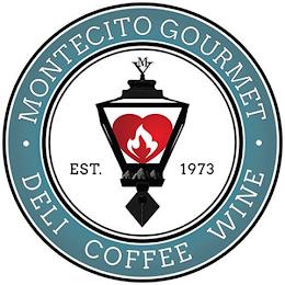 · MONTECITO GOURMET · DELI COFFEE WINE MV EST. 1973 trademark