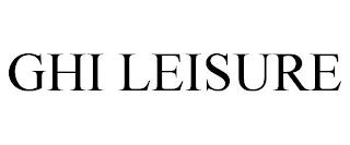 GHI LEISURE trademark