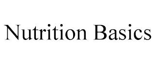 NUTRITION BASICS trademark