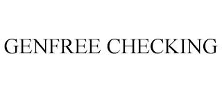 GENFREE CHECKING trademark