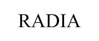 RADIA trademark