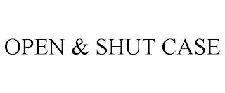 OPEN & SHUT CASE trademark