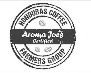 HONDURAS COFFEE AROMA JOE'S CERTIFIED FARMERS GROUP trademark