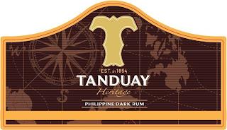 T EST. IN 1854 TANDUAY HERITAGE PHILIPPINE DARK RUM trademark