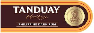 TANDUAY HERITAGE PHILIPPINE DARK RUM trademark