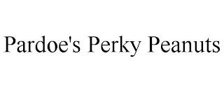 PARDOE'S PERKY PEANUTS trademark