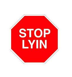 STOP LYIN trademark