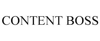 CONTENT BOSS trademark