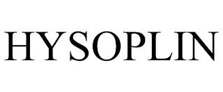 HYSOPLIN trademark