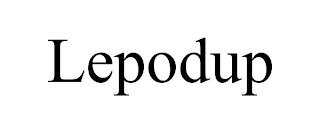 LEPODUP trademark