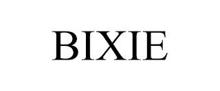 BIXIE trademark