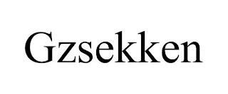 GZSEKKEN trademark