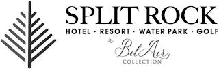 SPLIT ROCK HOTEL · RESORT · WATER PARK · GOLF BY BEL AIR COLLECTION trademark