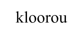 KLOOROU trademark