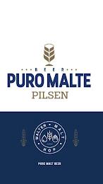 BEER PURO MALTE PILSEN WALTER MALT HOP PURE MALT BEER trademark