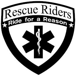 RESCUE RIDERS RIDE FOR A REASON trademark