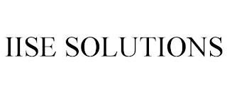 IISE SOLUTIONS trademark