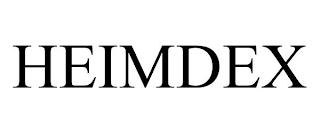 HEIMDEX trademark