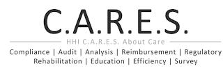 C.A.R.E.S. HHI C.A.R.E.S. ABOUT CARE COMPLIANCE AUDIT ANALYSIS REIMBURSEMENT REGULATORY REHABILITATION EDUCATION EFFICIENCY SURVEY trademark