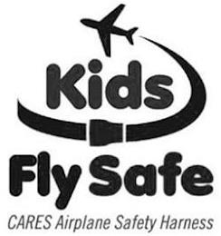 KIDS FLY SAFE CARES AIRPLANE SAFETY HARNESS trademark