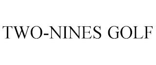 TWO-NINES GOLF trademark