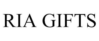 RIA GIFTS trademark