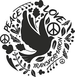 PEACE, LOVE,TRANSFORMATION trademark