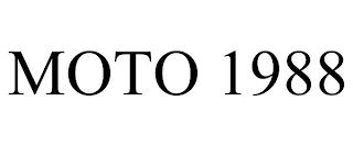 MOTO 1988 trademark